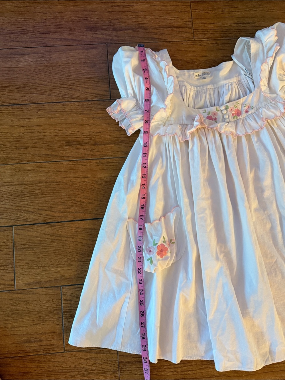 For Love & Lemons Tea Time Babydoll Dress- size XS - Picture 7 of 9